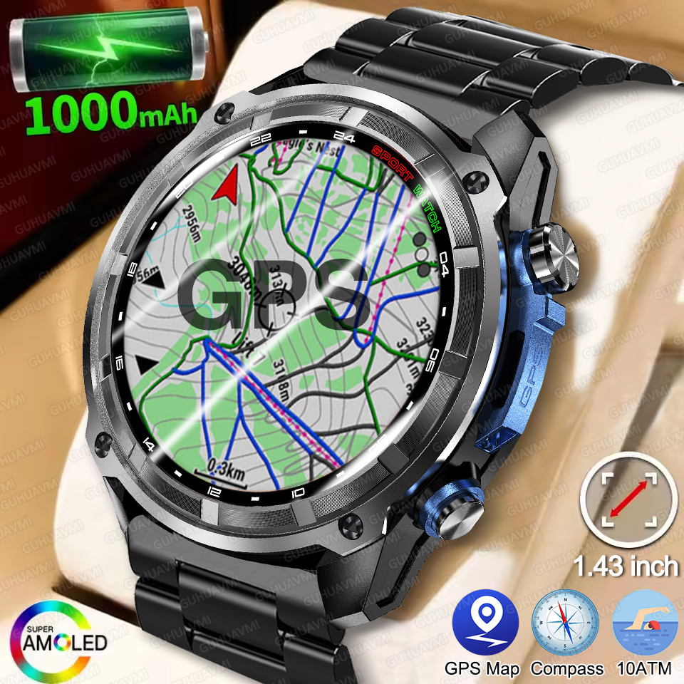 Outdoor Power Meter - T-Rex3 Pro GPS แผนที่ออฟไลน์ แบตเตอรี่ 1000mAh