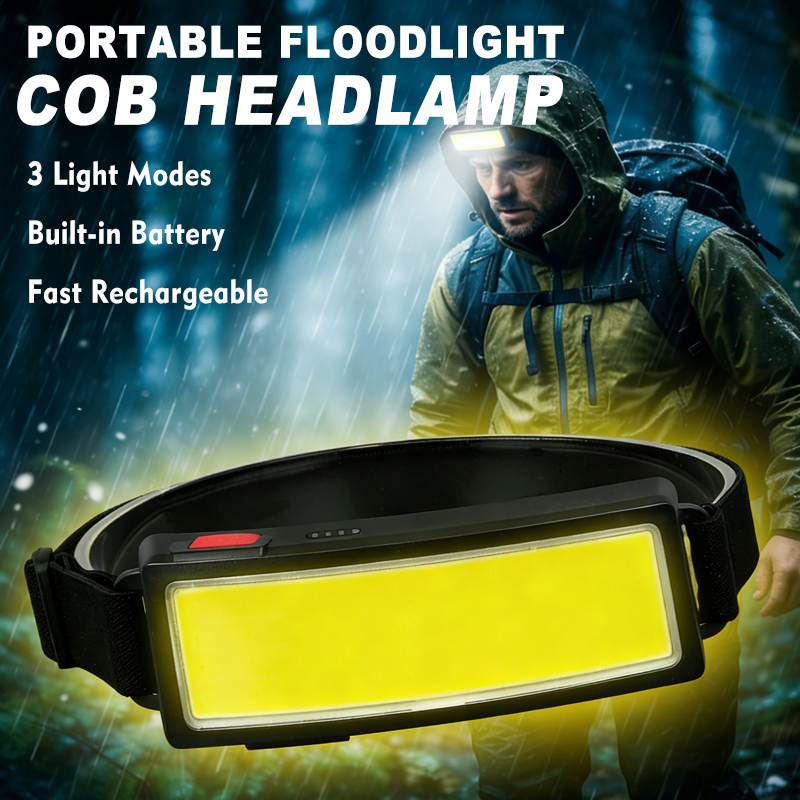 Outdoor Power Head - ไฟหน้าแบบ COB LED อันทรงพลัง 4 โหมดแสงสว่าง