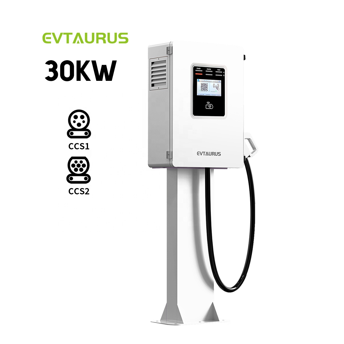 Outdoor Power Station - สถานีชาร์จ EVTAURUS 30KW CCS2 NACS Chademo