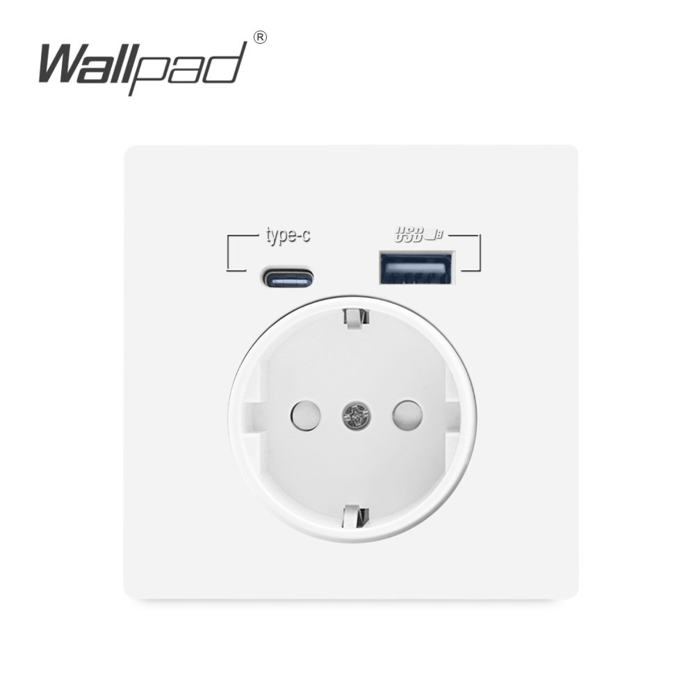 Outdoor Power Hub - EU Power ซ็อกเก็ตพอร์ตชาร์จ USB และอินเทอร์เฟซ Type