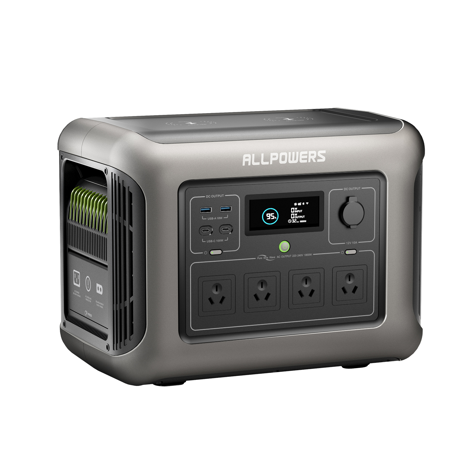 Outdoor Power Station - เครื่องกำเนิดไฟฟ้าพลังงานแสงอาทิตย์แบบพกพา สถานีจ่ายไฟสำรอง 1500W ระบบเครื่องกำเนิดไฟฟ้า พาวเวอร์แบงค์ ความจุ