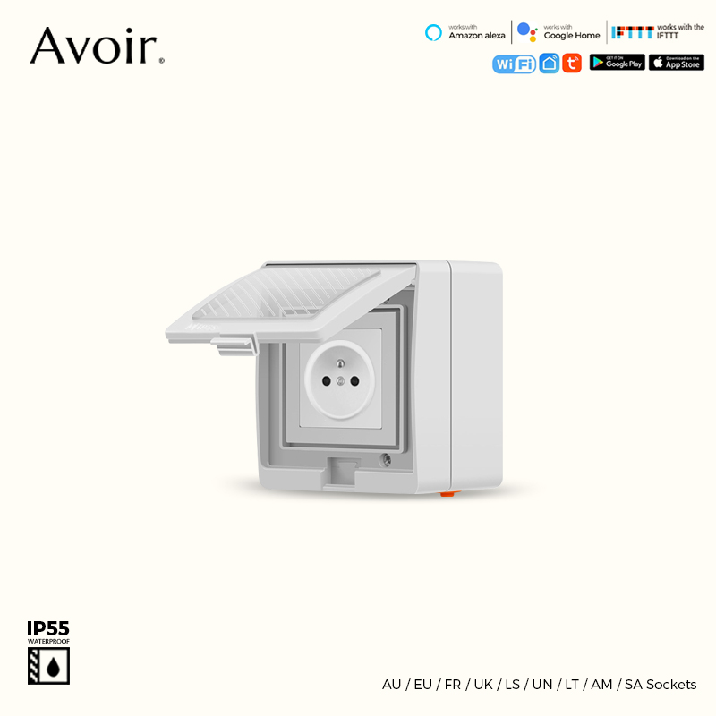 Outdoor Power Outlet Not Working - Avoir Tuya สมาร์ทซ็อกเก็ต Wifi กันน้ําพร้อมตัวจับเวลากลางแจ้ง IP55