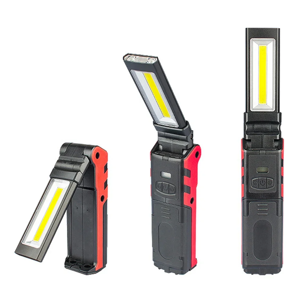 Outdoor Power Bank - ไฟฉาย LED แบบ COB ปรับความสว่างได้ ชาร์จผ่าน