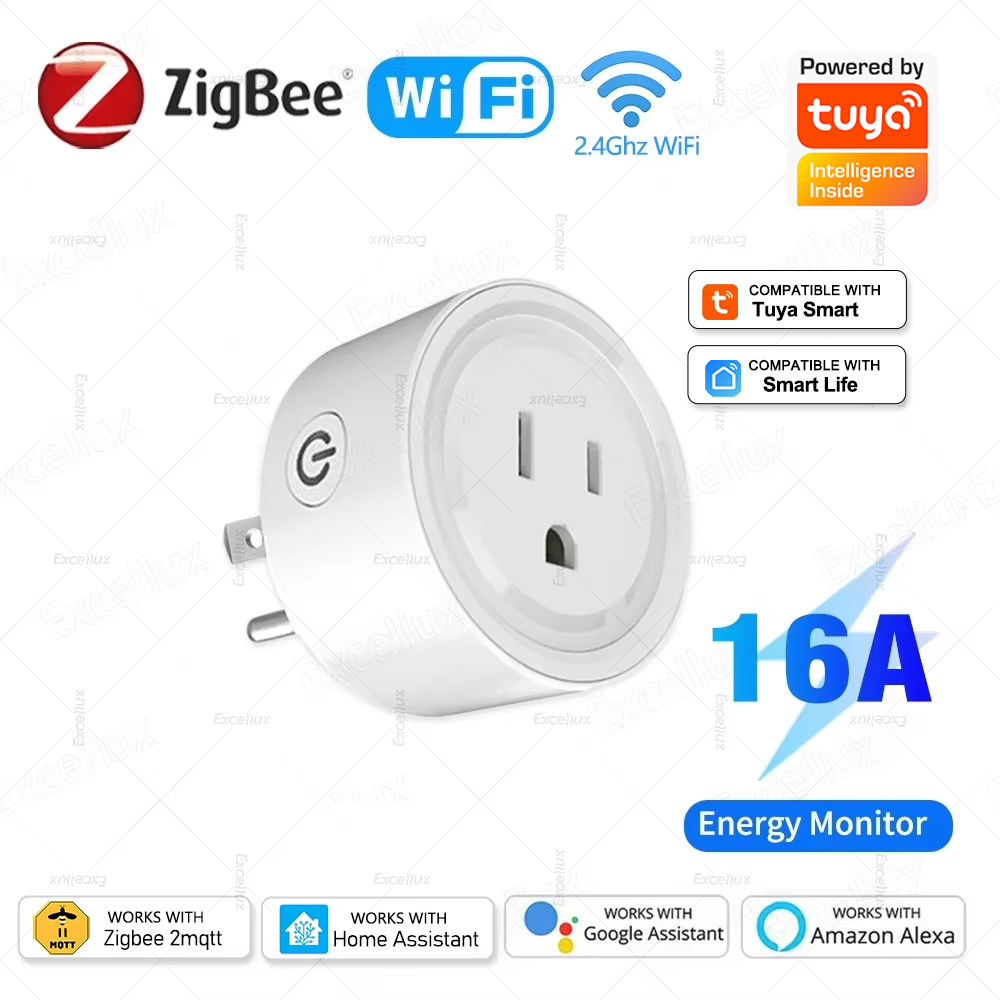 Outdoor Power Hub - เต้ารับอัจฉริยะ Tuya WiFi หรือ Zigbee แบบปลั๊ก