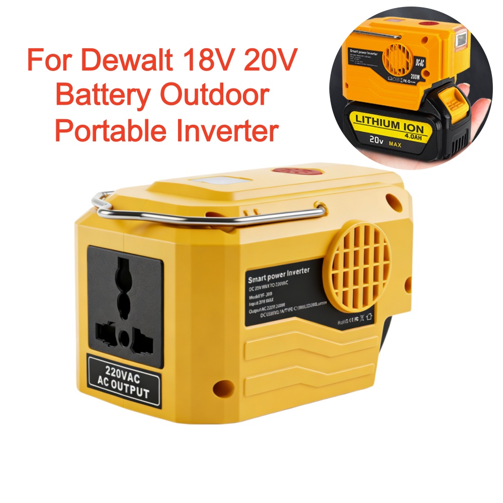 Outdoor Power Inverter - AC 110 ~ 220V เครื่องกำเนิดไฟฟ้าอินเวอร์เตอร์ LED