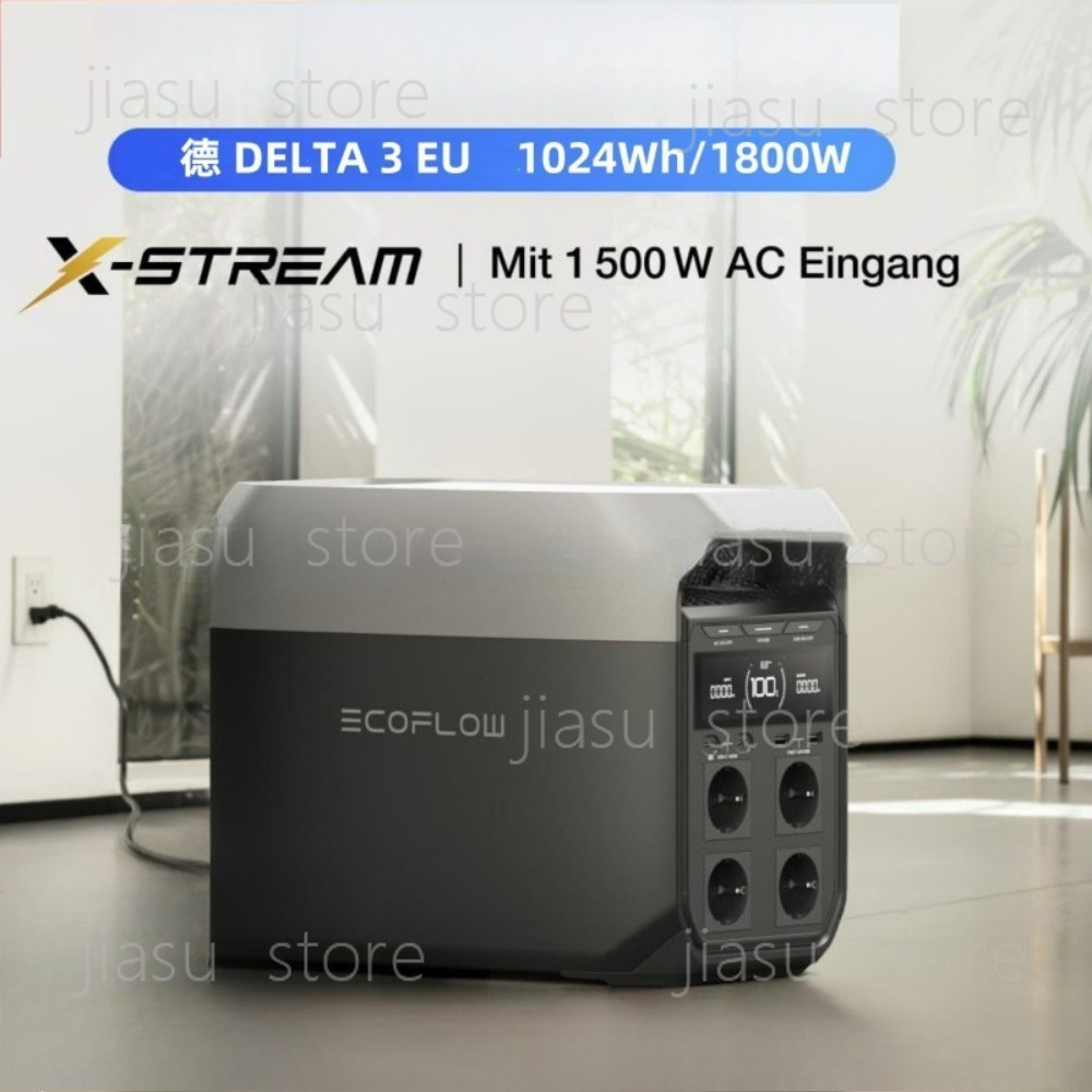 Outdoor Power Station - EcoFlow DELTA 3 สถานีพลังงานแบบพกพา รุ่น EU