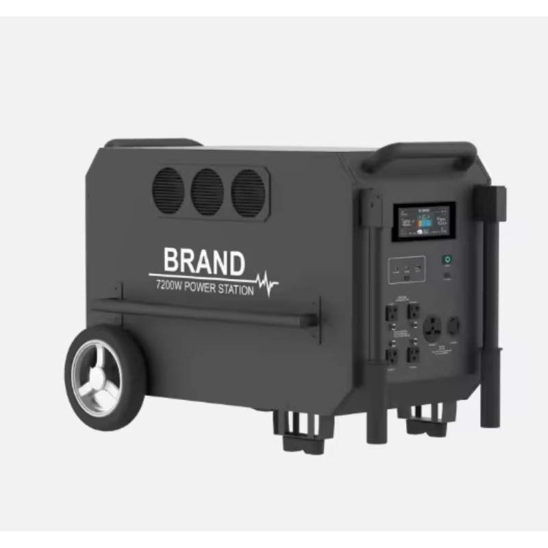 Outdoor Power Station - สถานีไฟฟ้าพกพา 7000w เครื่องกำเนิดไฟฟ้าพลังงานแสงอาทิตย์สำหรับใช้งานกลางแจ้ง 7kw แบตเตอรี่ลิเธียมสำหรับใช้ในบ้าน 10kwh