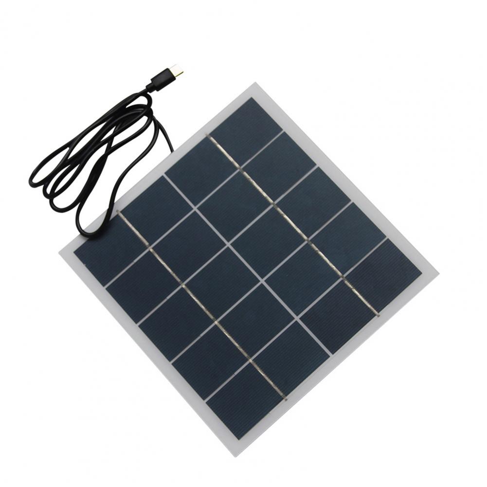 Outdoor Power Inc - แผงโซลาร์เซลล์สำหรับตั้งแคมป์ 4w 12v แผงโซลาร์เซลล์แบบพกพา ชาร์จไฟได้ น้ำหนักเบา