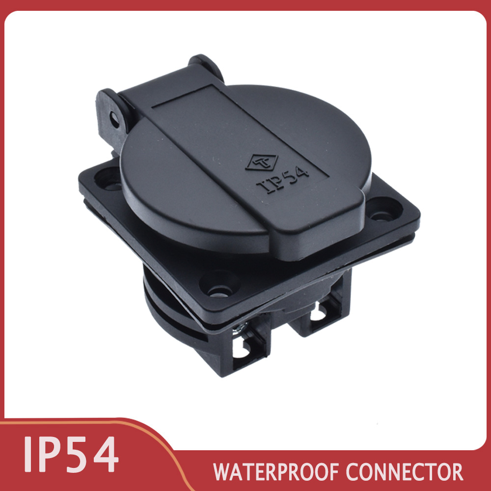 Outdoor Power Hub - Schuko CEE7กันน้ำ IP54อุตสาหกรรม AC ไฟฟ้าซ็อกเก็ตหญิง Rewireable