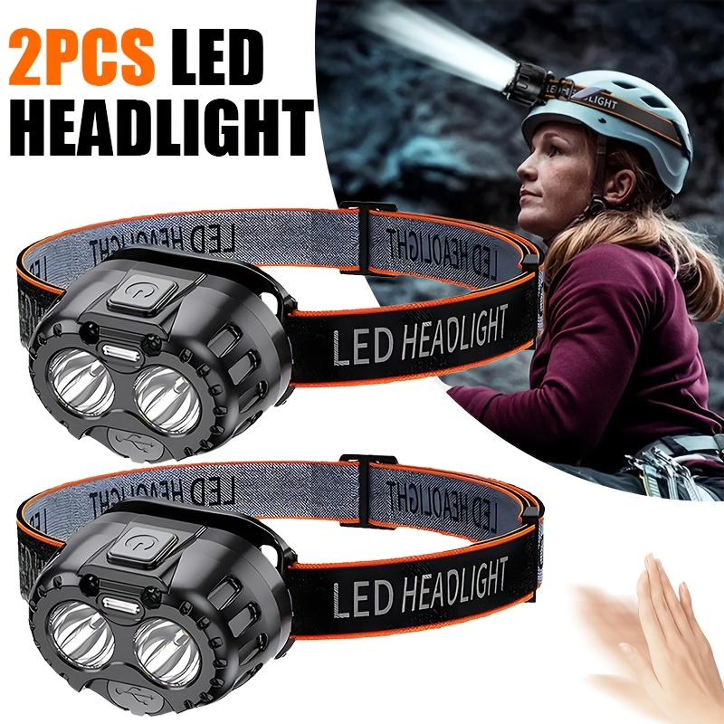 Outdoor Power Head - ไฟฉายคาดศีรษะ LED กำลังสูง พร้อมระบบเซ็นเซอร์ IPX4 กันน้ำ