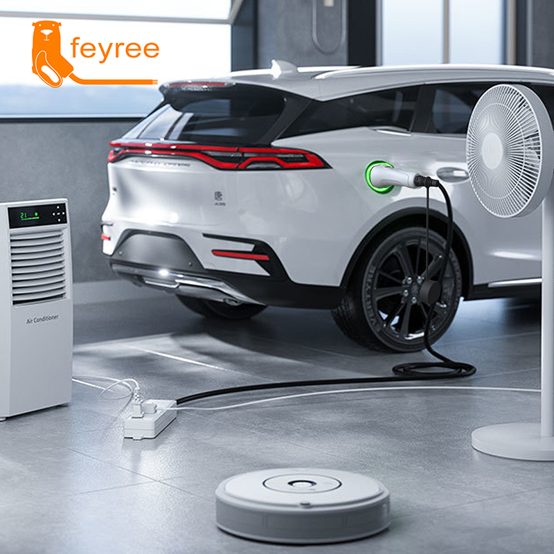 สายเคเบิล Feyree V2L สำหรับรถย - Outdoor Power Station บทวิจารณ์และราคา