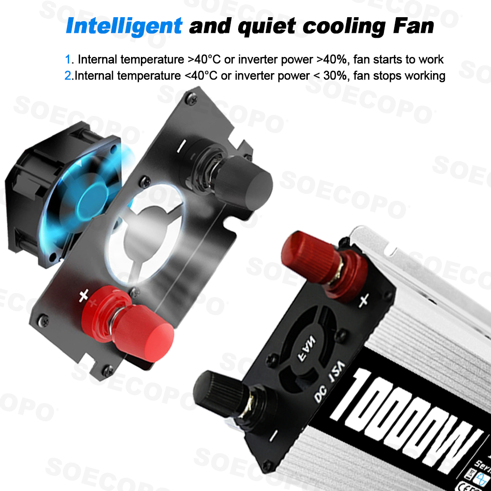 ชุดระบบพลังงานแสงอาทิตย์ SOECO - Outdoor Power Inverter บทวิจารณ์และราคา