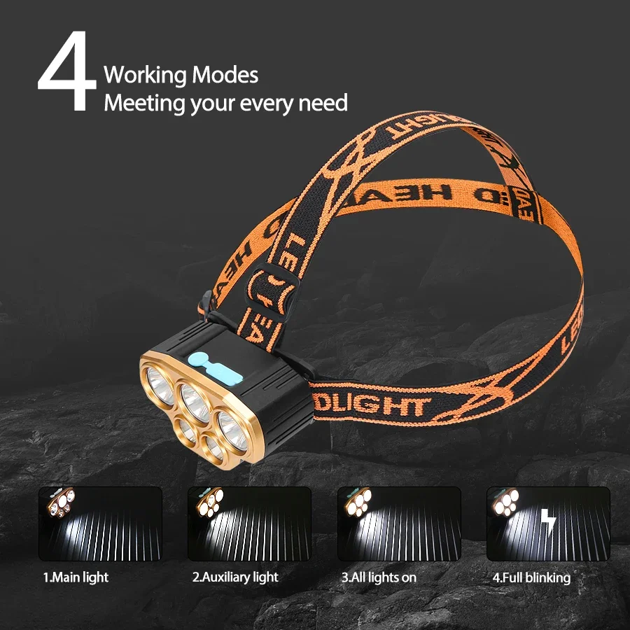 ไฟฉายคาดศีรษะแบบชาร์จไฟได้ 5 L - Outdoor Power Head บทวิจารณ์และราคา