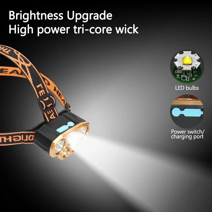 ไฟฉายคาดศีรษะแบบชาร์จไฟได้ 5 L - Outdoor Power Head บทวิจารณ์และราคา