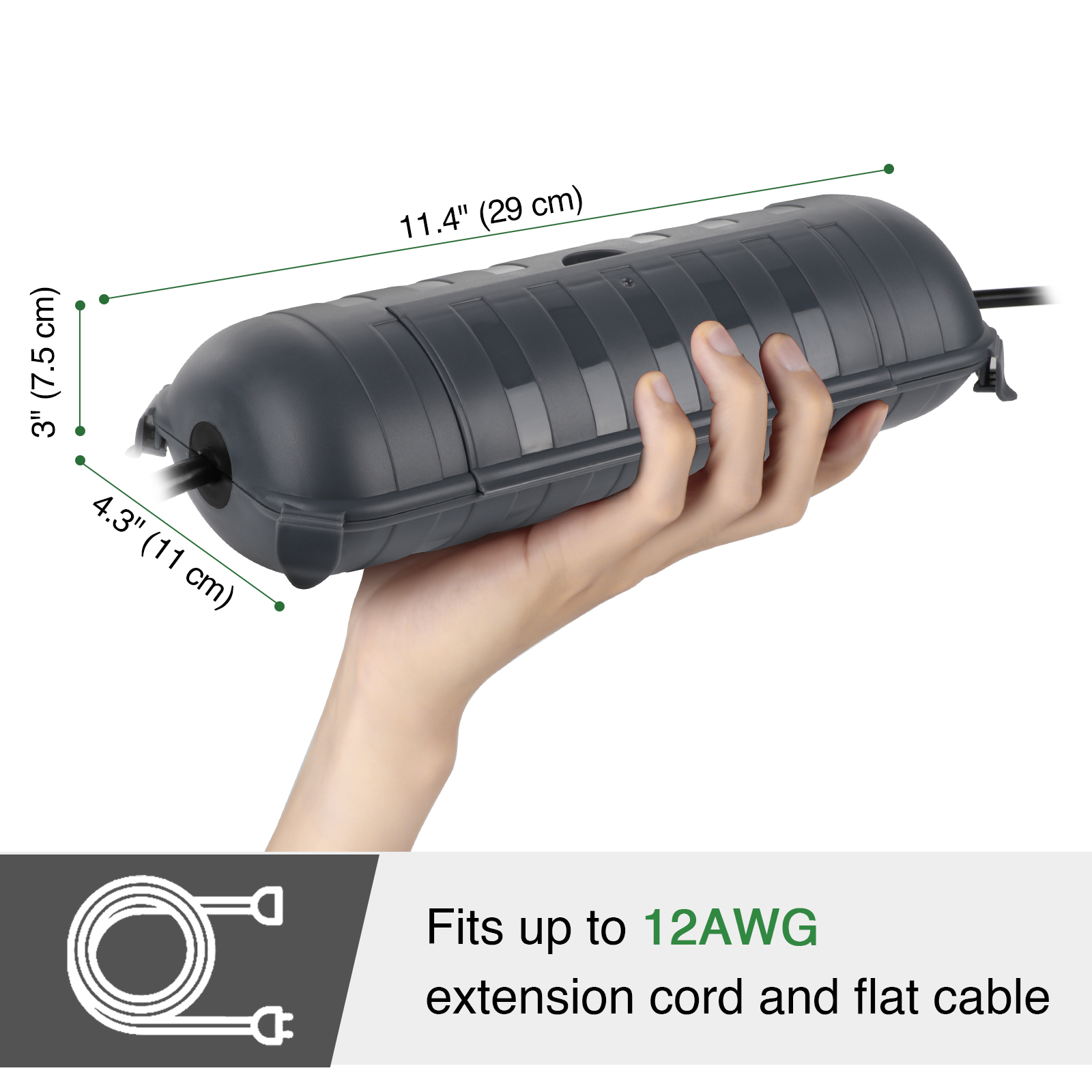 ฝาครอบสายไฟฟ้ากลางแจ้งขนาดใหญ่ - Outdoor Power Hub บทวิจารณ์และราคา