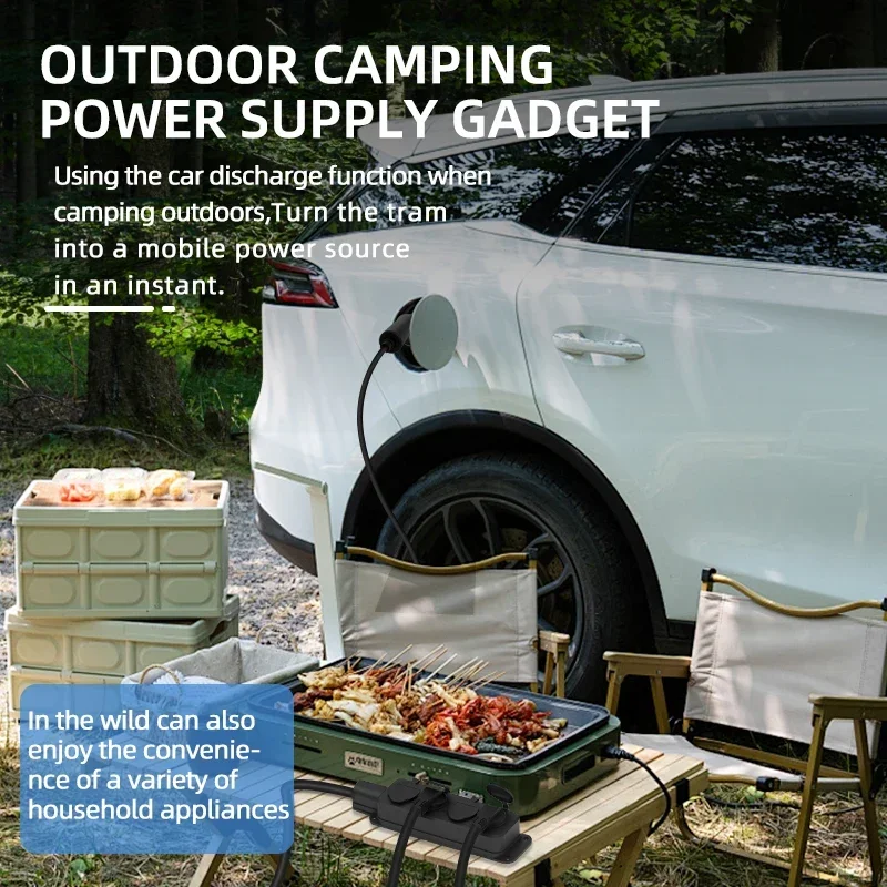แบบพกพา 16A 4KW ไฟฟ้ารถ EV Cha - Outdoor Power Station บทวิจารณ์และราคา