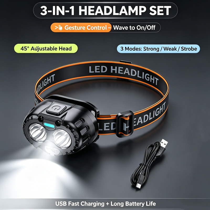 ไฟหน้า LED อันทรงพลัง IPX4 กัน - Outdoor Power Head บทวิจารณ์และราคา
