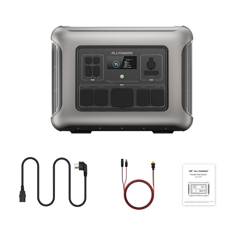 สถานีไฟฟ้าพกพา ALLPOWERS 2500W - Outdoor Power Station บทวิจารณ์และราคา