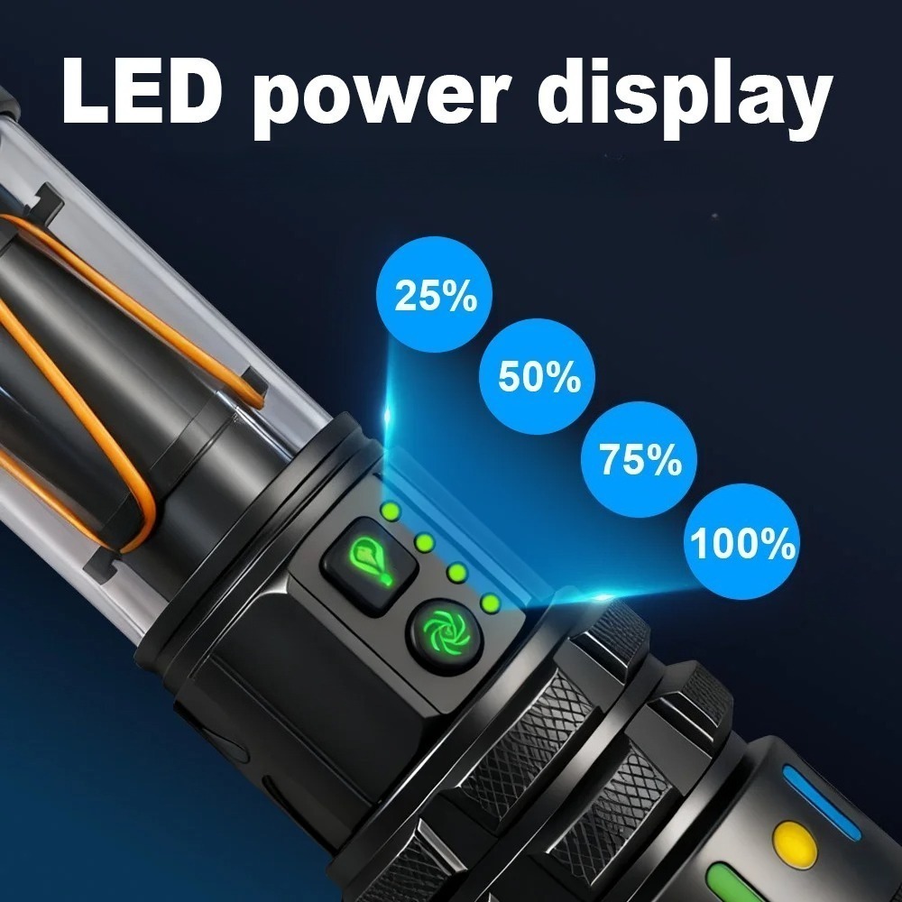 ไฟฉาย LED สว่างพิเศษทรงพลัง ชา - Outdoor Power Meter บทวิจารณ์และราคา