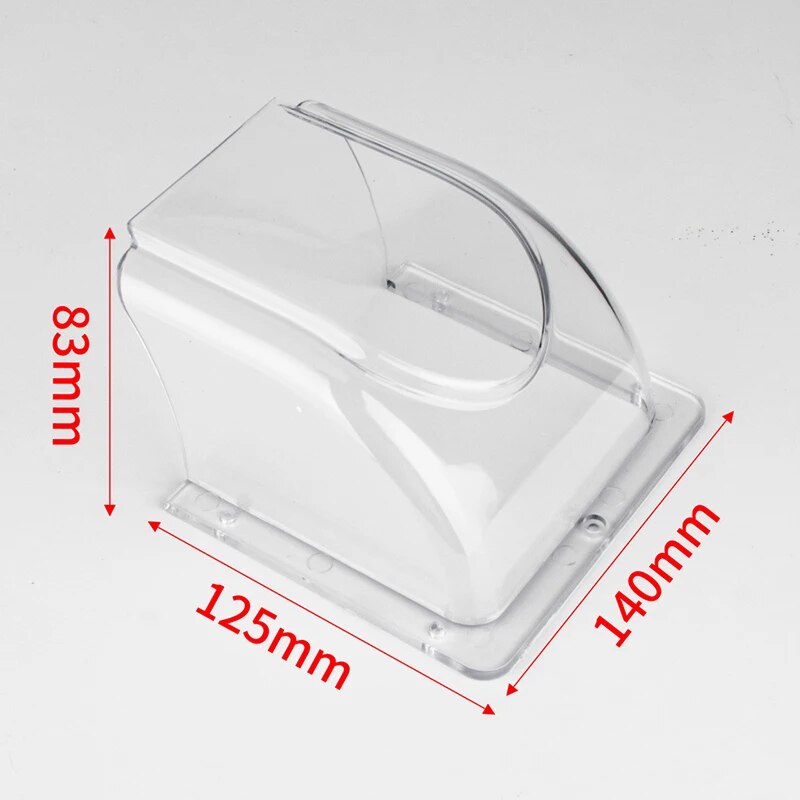 ที่บังฝนใสทนทาน1ชิ้นสำหรับการค - Outdoor Power Outlet Cover บทวิจารณ์และราคา
