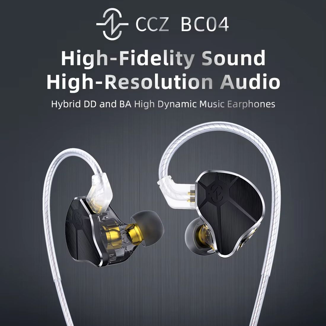 CCZ BC04 1DD+1BA ไฮบริด IEM หู - Outdoor Power Outlet Cover บทวิจารณ์และราคา