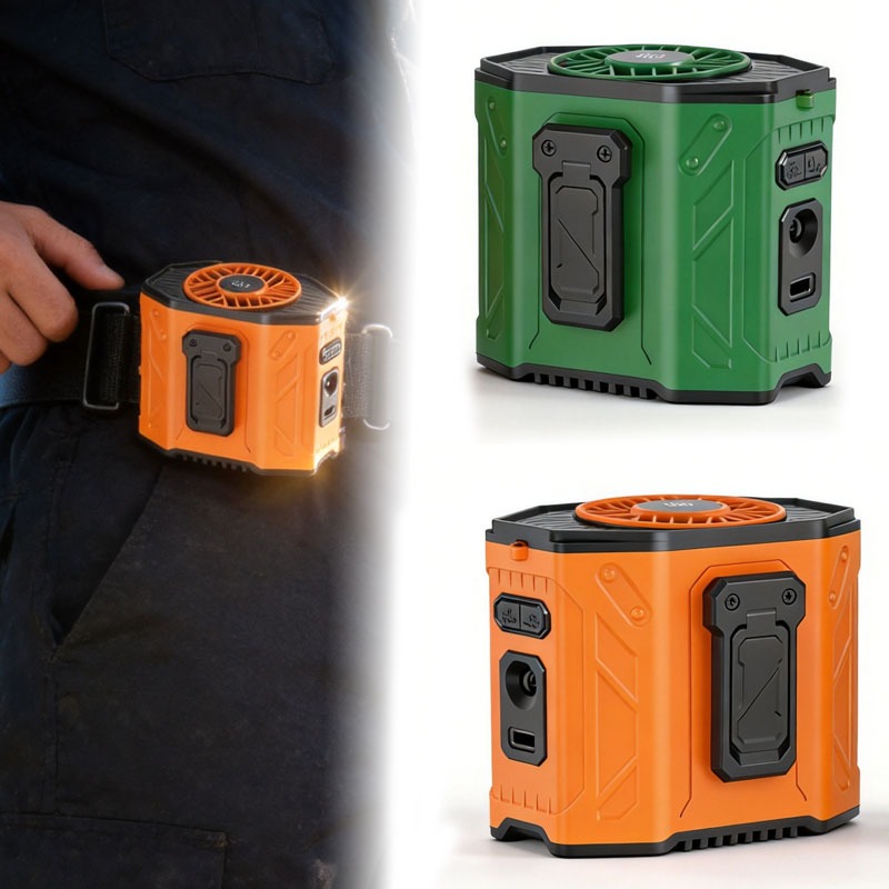 พัดลมคล้องคอแบบพกพาสำหรับงานกล - Outdoor Power Bank บทวิจารณ์และราคา