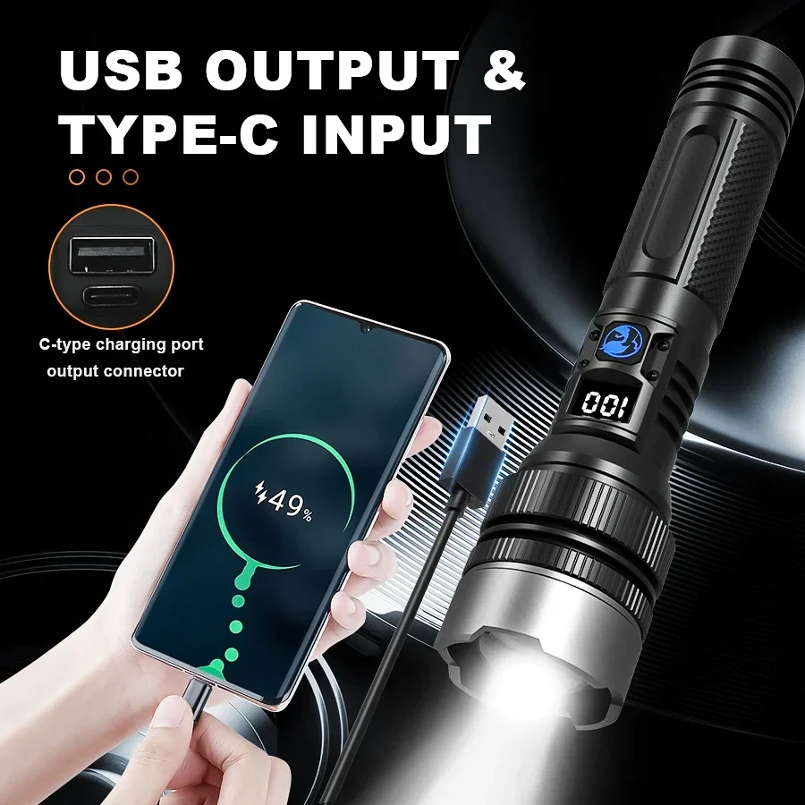 ไฟฉายแบบชาร์จไฟได้สว่างเป็นพิเ - Outdoor Power Bank บทวิจารณ์และราคา