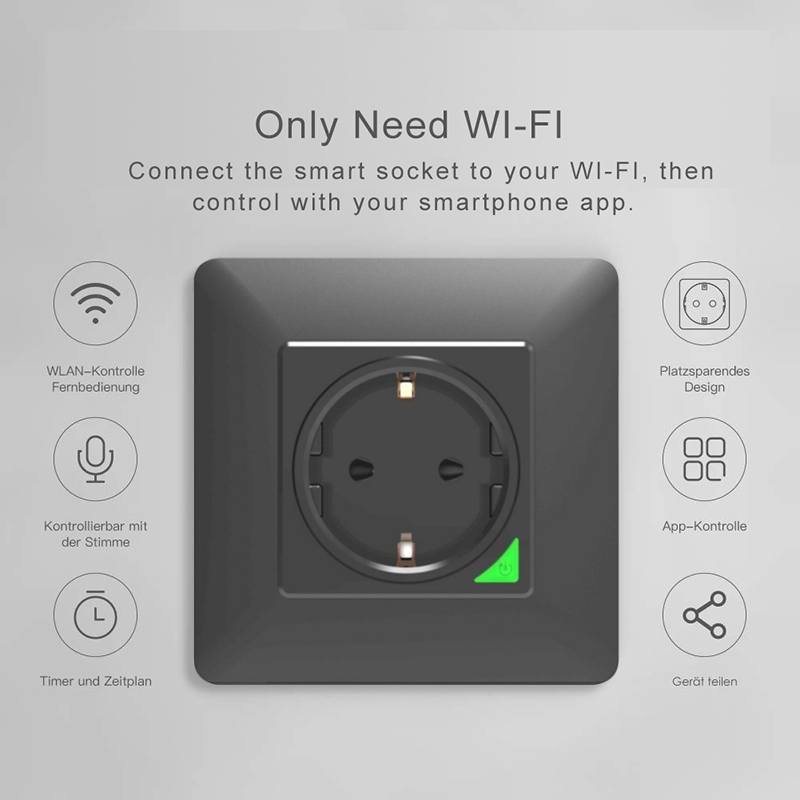 Avoir Tuya Zigbee เต้าเสียบ IP - Outdoor Power Outlet Not Working บทวิจารณ์และราคา