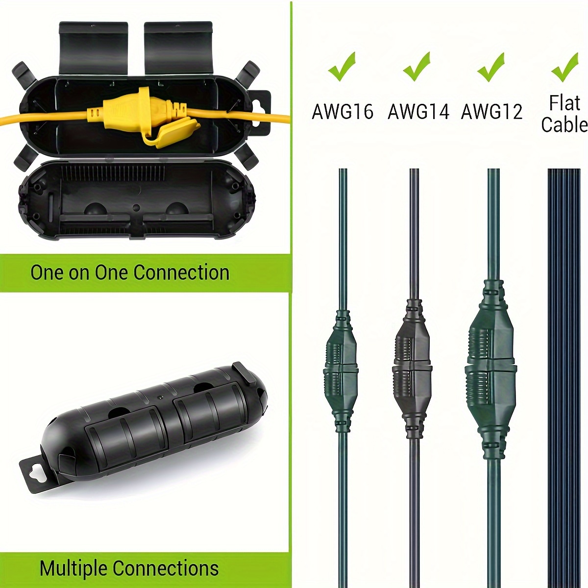 สายไฟต่อปลั๊กการเชื่อมต่อฝาครอ - Outdoor Power Hub บทวิจารณ์และราคา