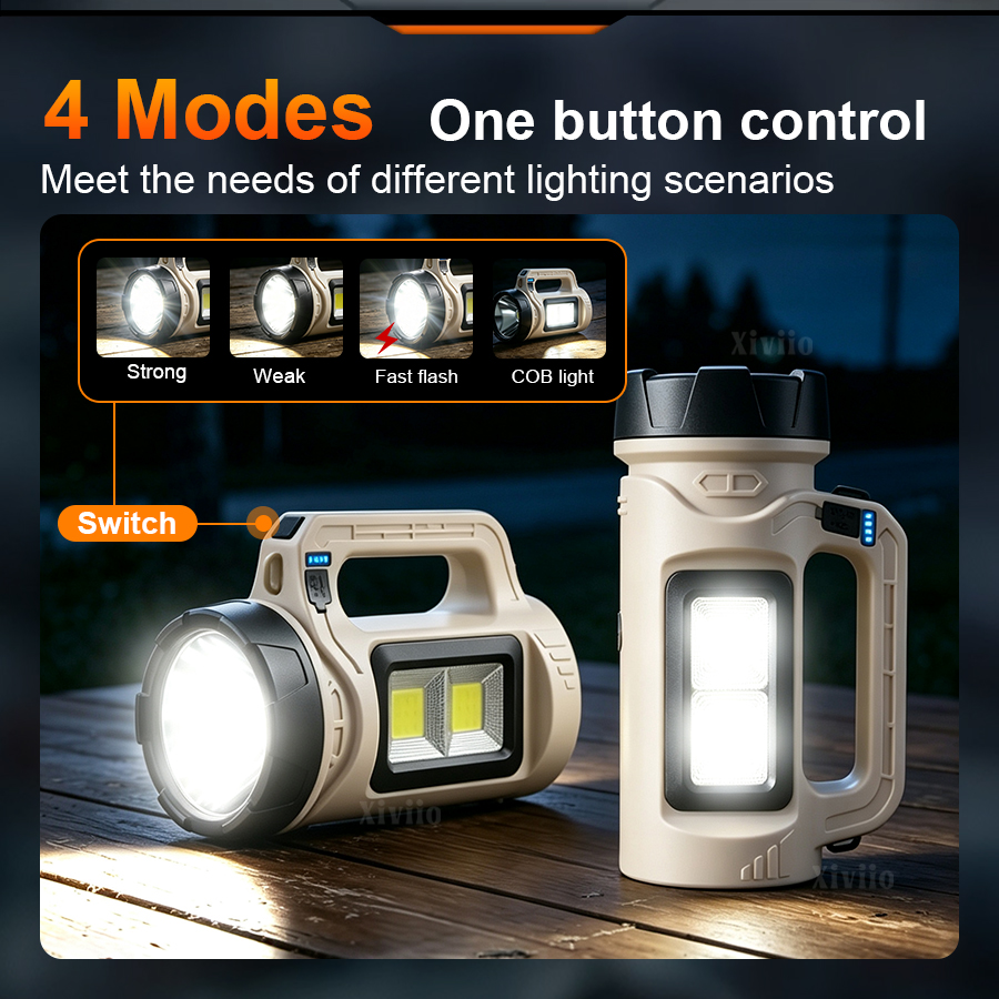 ไฟฉาย LED มือถือ Multiscene พล - Outdoor Power Bank บทวิจารณ์และราคา