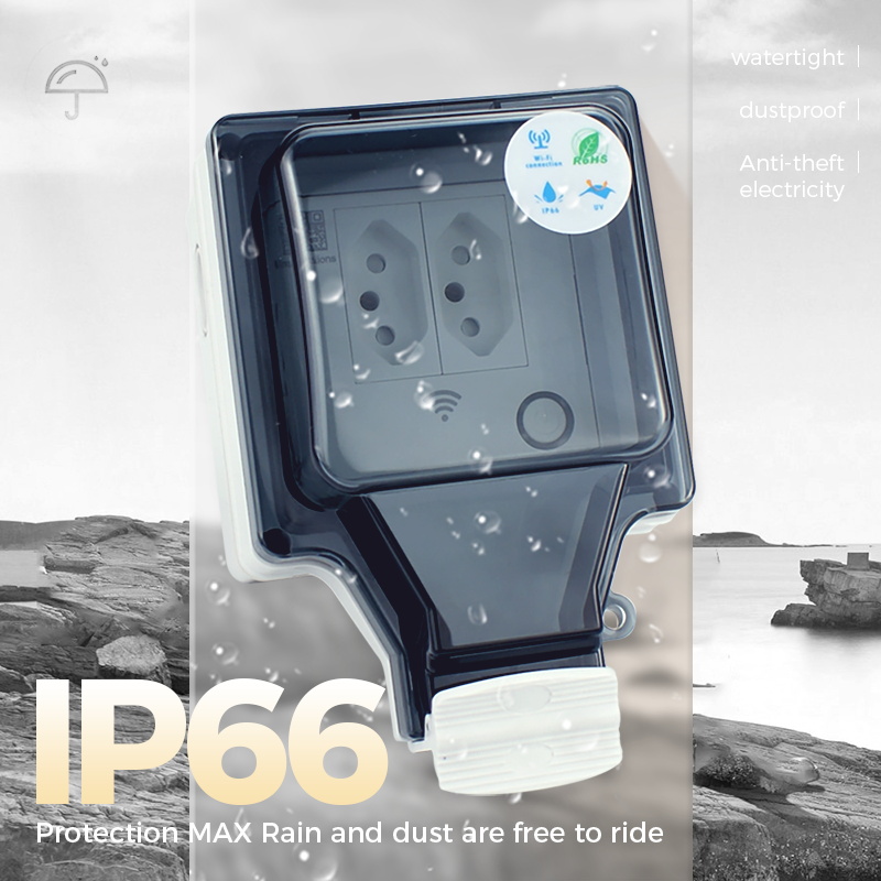 Avoir Tuya เต้ารับอัจฉริยะ Wi- - Outdoor Power Outlet Not Working บทวิจารณ์และราคา