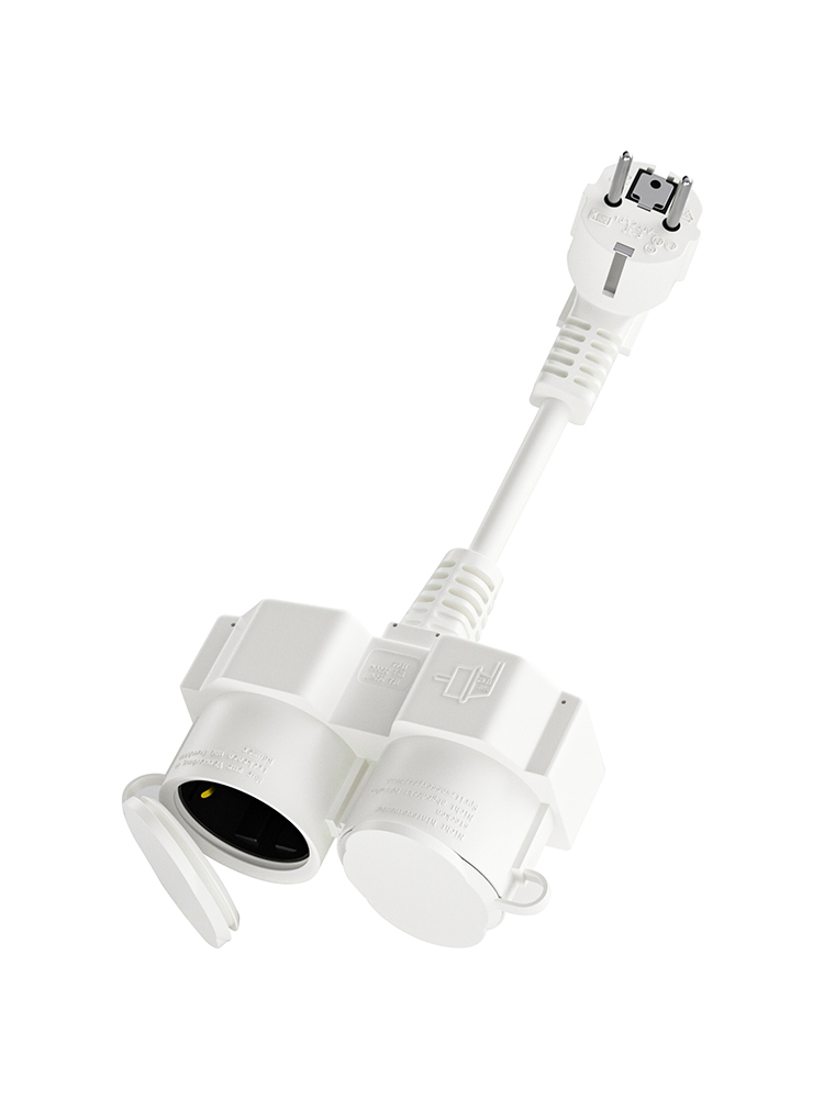สายต่อพ่วง EU พร้อมเต้ารับ Sch - Outdoor Power Extension Cord บทวิจารณ์และราคา