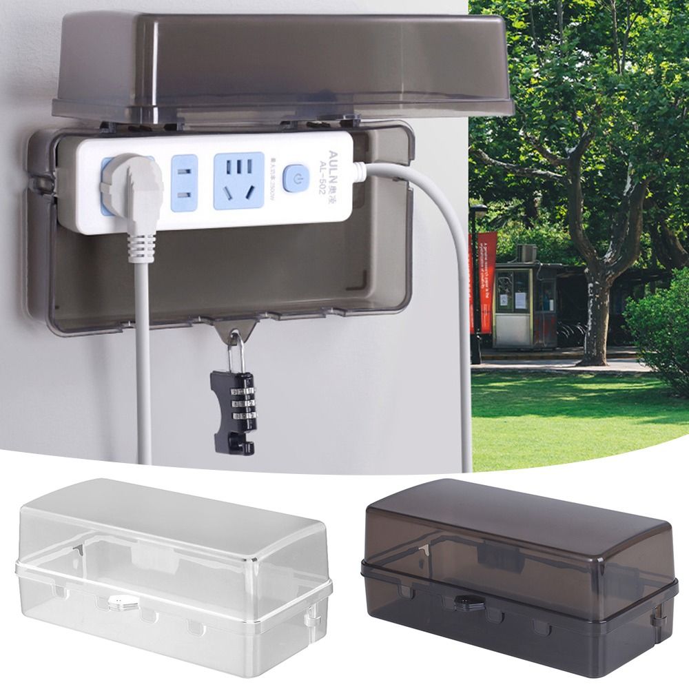 กล่องปลั๊กพลาสติกทนทาน ป้องกัน - Outdoor Power Outlet Cover บทวิจารณ์และราคา