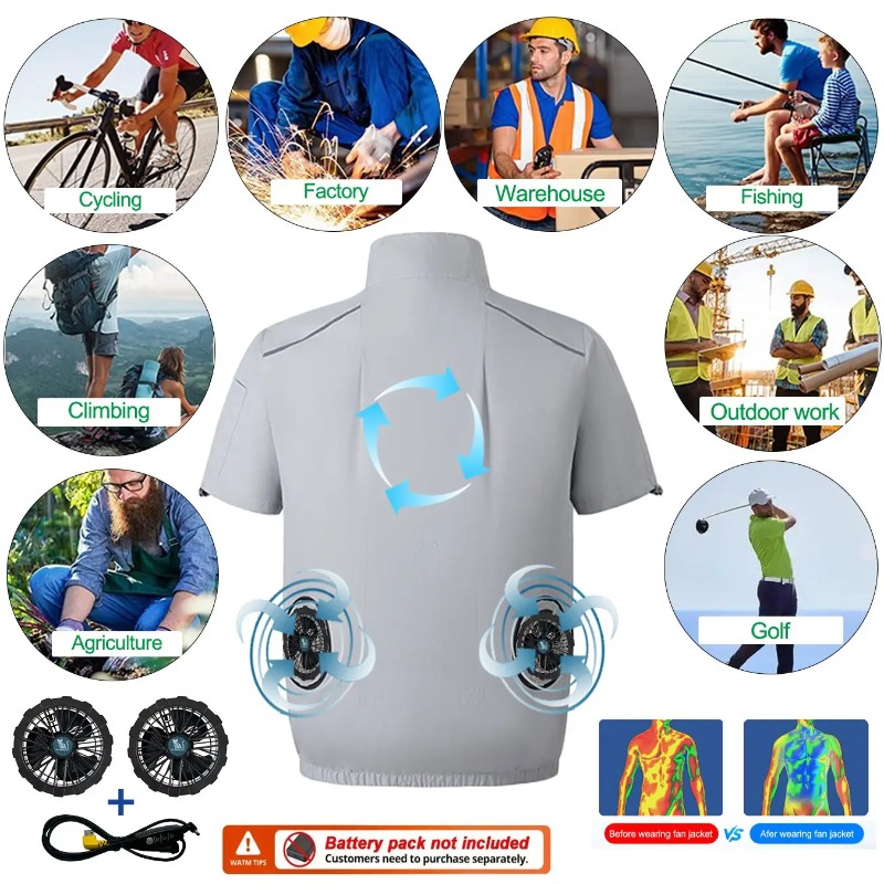 G-MACHT 2026 เสื้อกั๊กทำความเย - Outdoor Power Not Working บทวิจารณ์และราคา