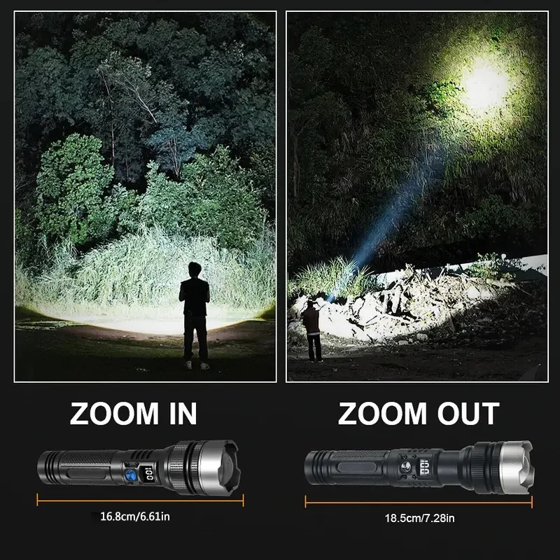 900000LM ไฟฉาย LED ทรงพลังแบบช - Outdoor Power Inc บทวิจารณ์และราคา