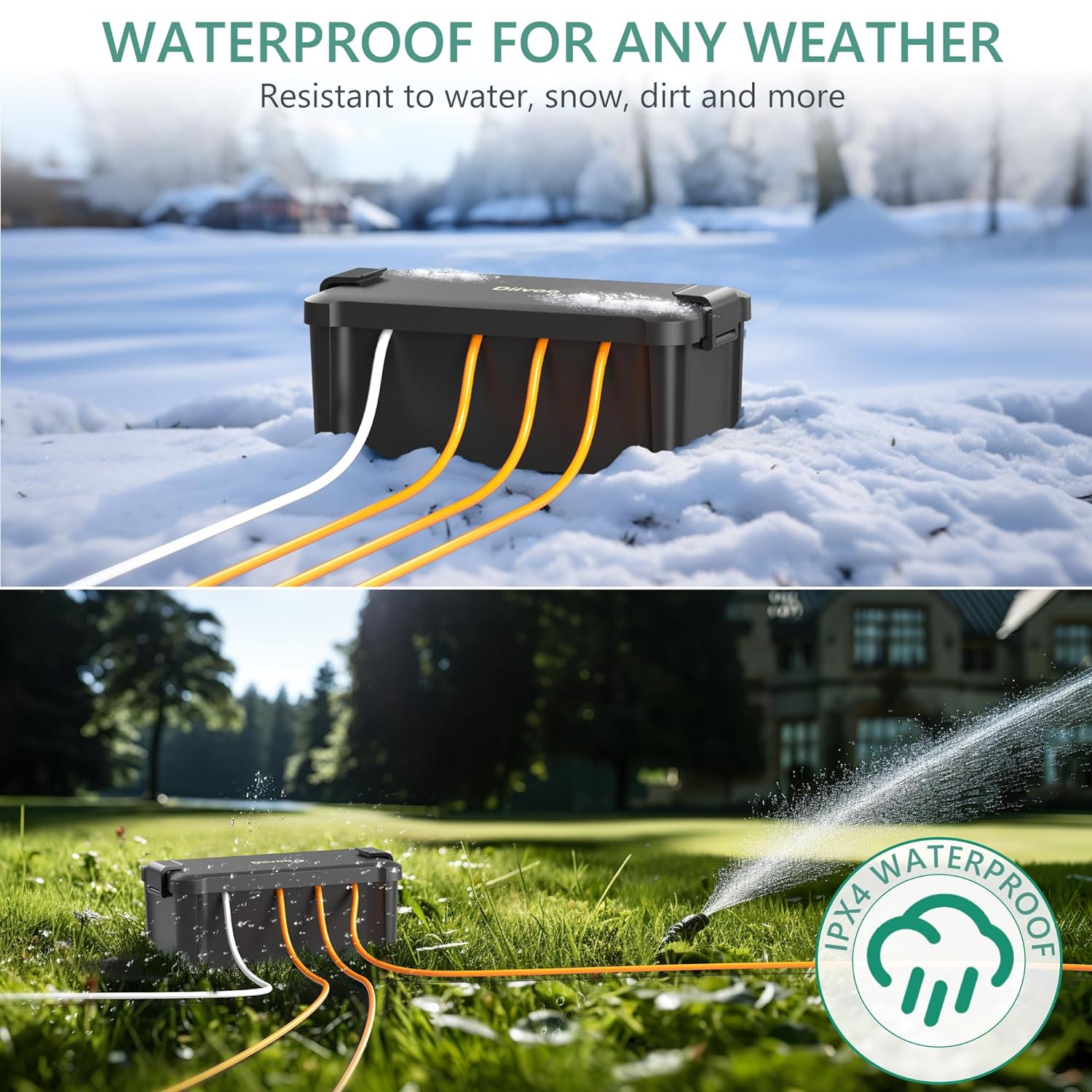Diivoo กล่องไฟฟ้ากันน้ํากลางแจ - Outdoor Power Extension Cord บทวิจารณ์และราคา