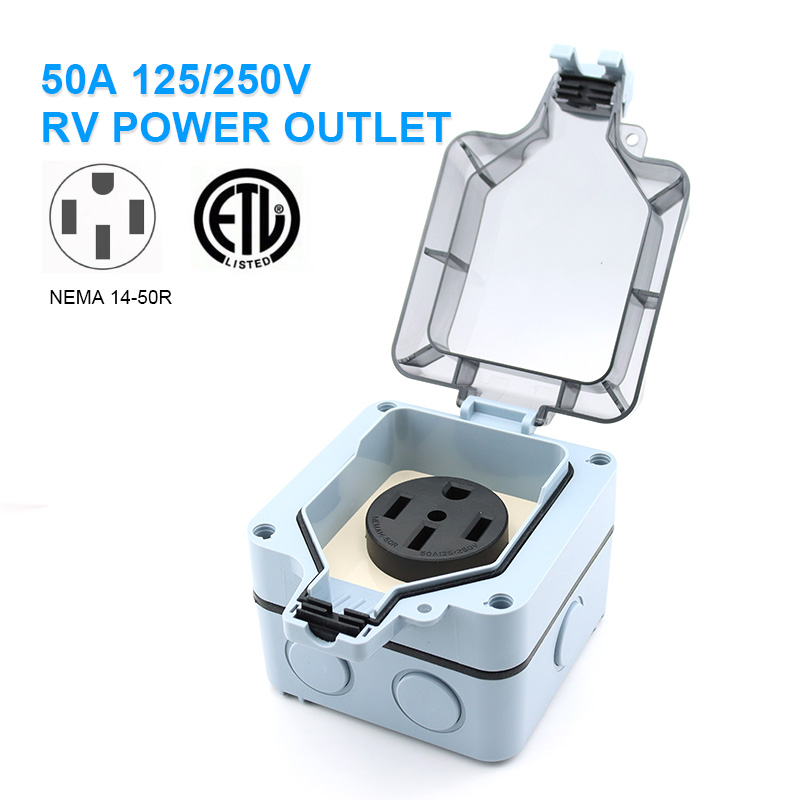 กล่องปลั๊กไฟกลางแจ้งกันน้ำ IP6 - Outdoor Power Outlet Cover บทวิจารณ์และราคา