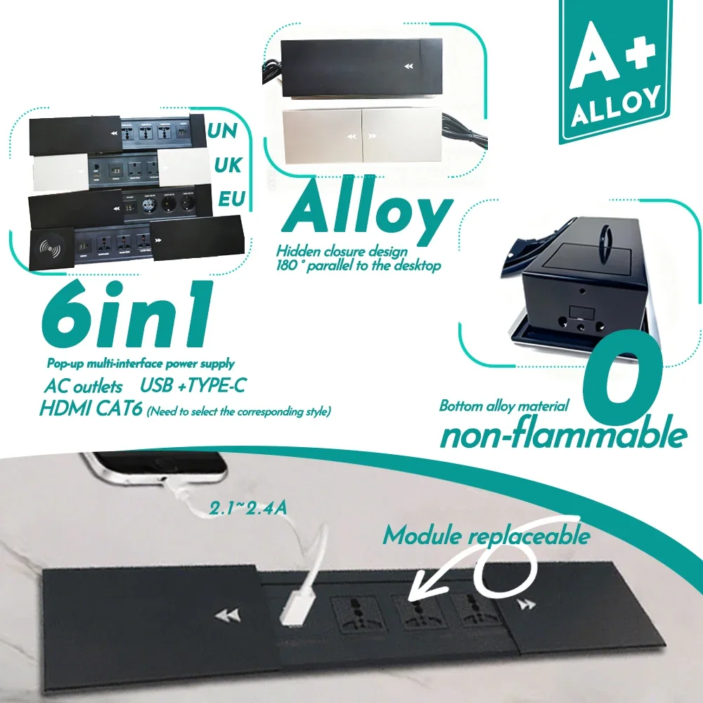 เต้ารับไฟฟ้าแบบซ่อนในโต๊ะ 2 ช่ - Outdoor Power Hub บทวิจารณ์และราคา