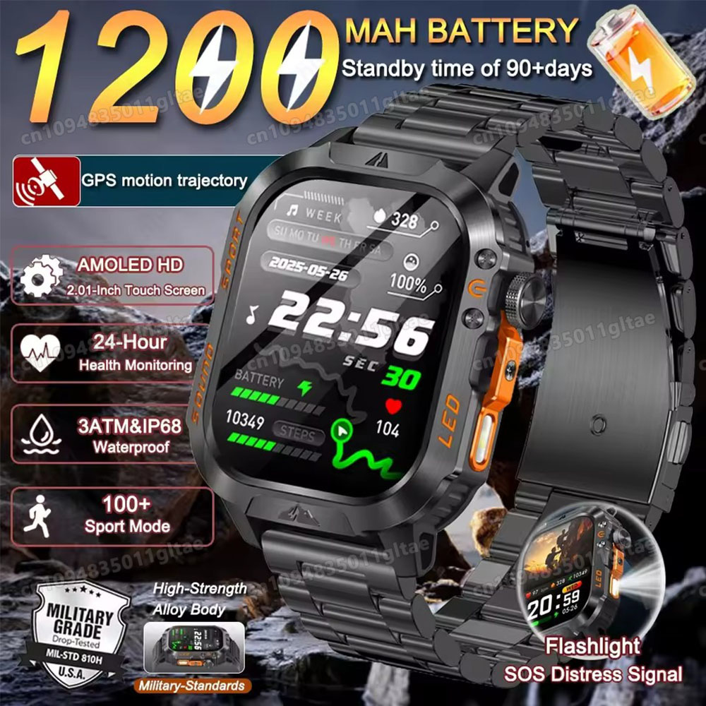 2026 ใหม่นาฬิกาสมาร์ททหารผู้ชา - Outdoor Power Meter บทวิจารณ์และราคา