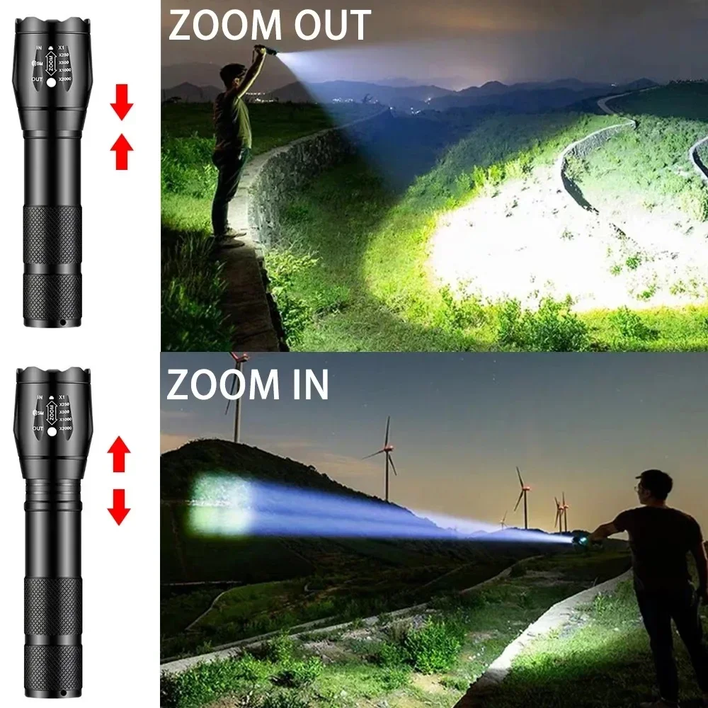 ไฟฉาย LED ทรงพลัง ไฟฉายพกพาแบบ - Outdoor Power Not Working บทวิจารณ์และราคา