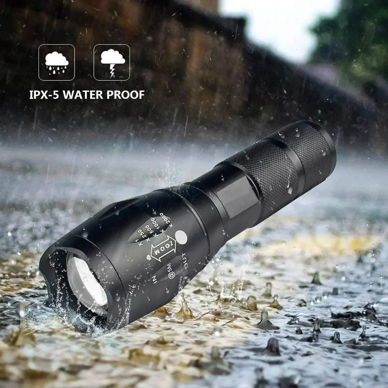 ไฟฉาย LED ทรงพลัง ไฟฉายพกพาแบบ - Outdoor Power Not Working บทวิจารณ์และราคา