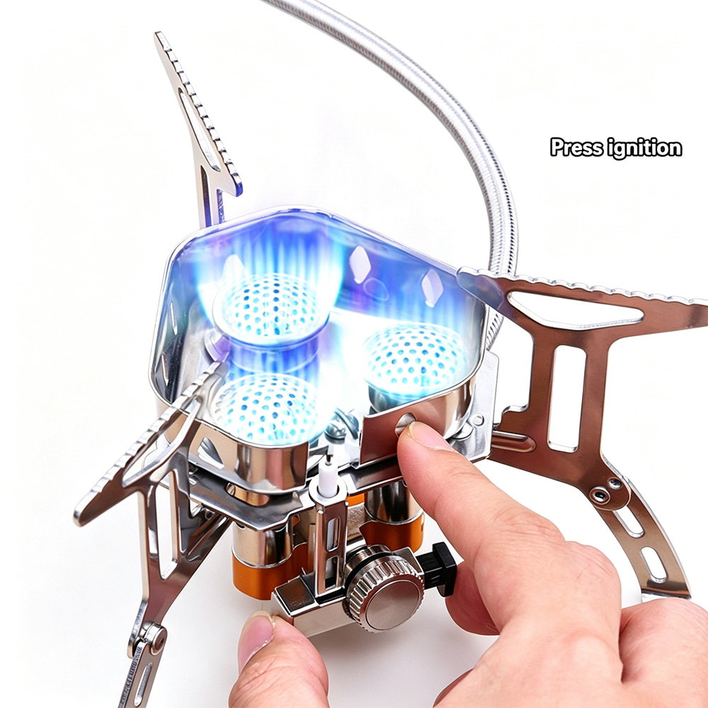 เตาแก๊สพกพาแบบพับได้ ทนลม สำหร - Outdoor Power Head บทวิจารณ์และราคา