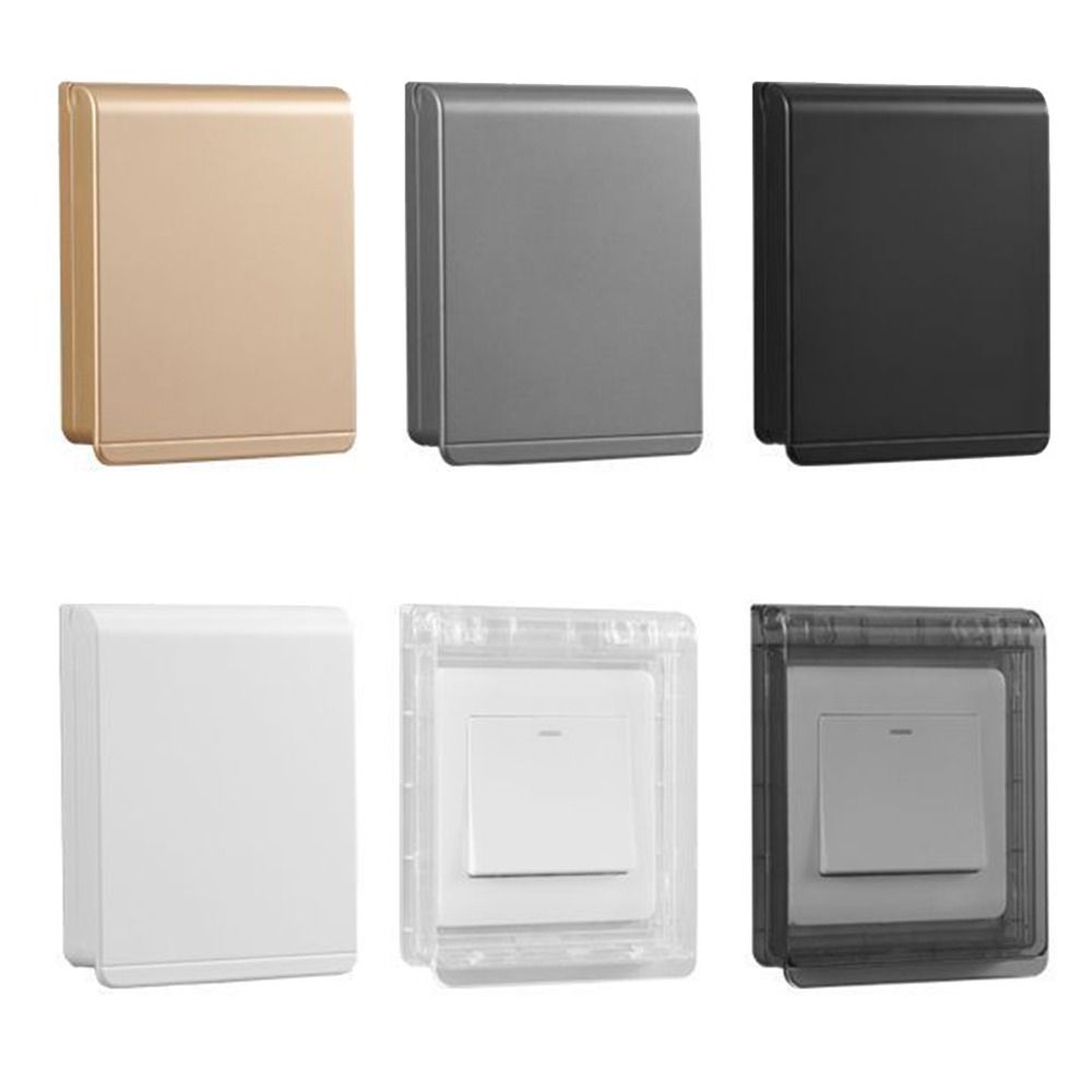 ติดผนังสวิทช์ฝาครอบป้องกันSelf - Outdoor Power Outlet Cover บทวิจารณ์และราคา
