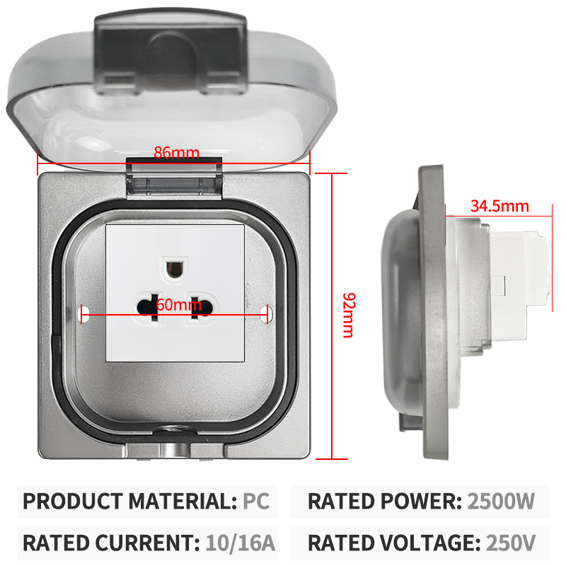 เต้ารับไฟฟ้ากันน้ำกลางแจ้งมาตร - Outdoor Power Hub บทวิจารณ์และราคา