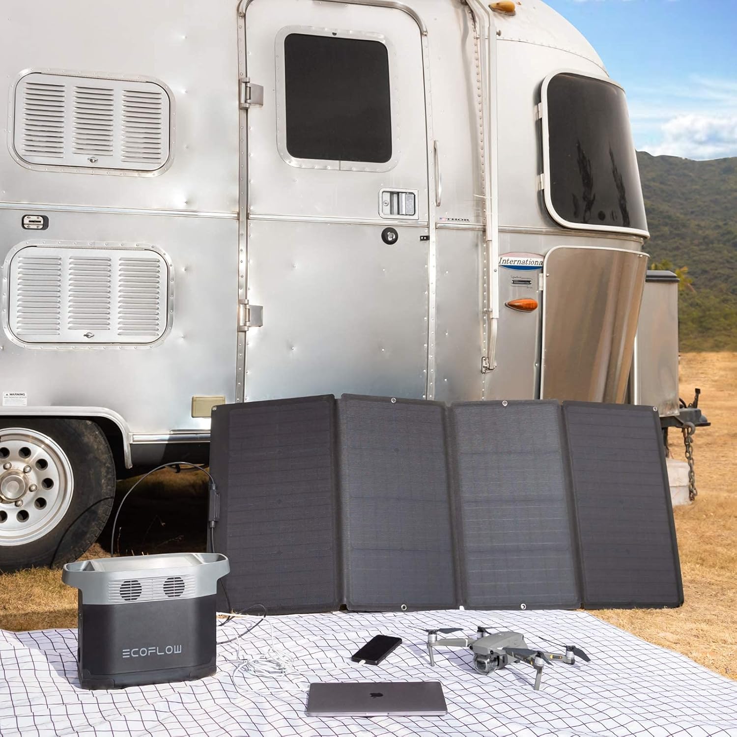 แผงโซลาร์เซลล์พับได้ 160 วัตต์ - Outdoor Power Station บทวิจารณ์และราคา