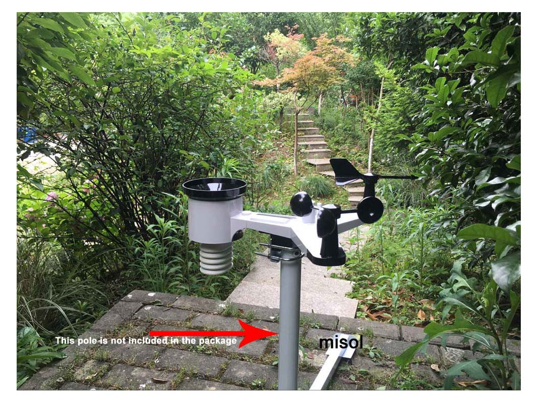 MISOL WiFi Weather Station พร้ - Outdoor Power Meter บทวิจารณ์และราคา