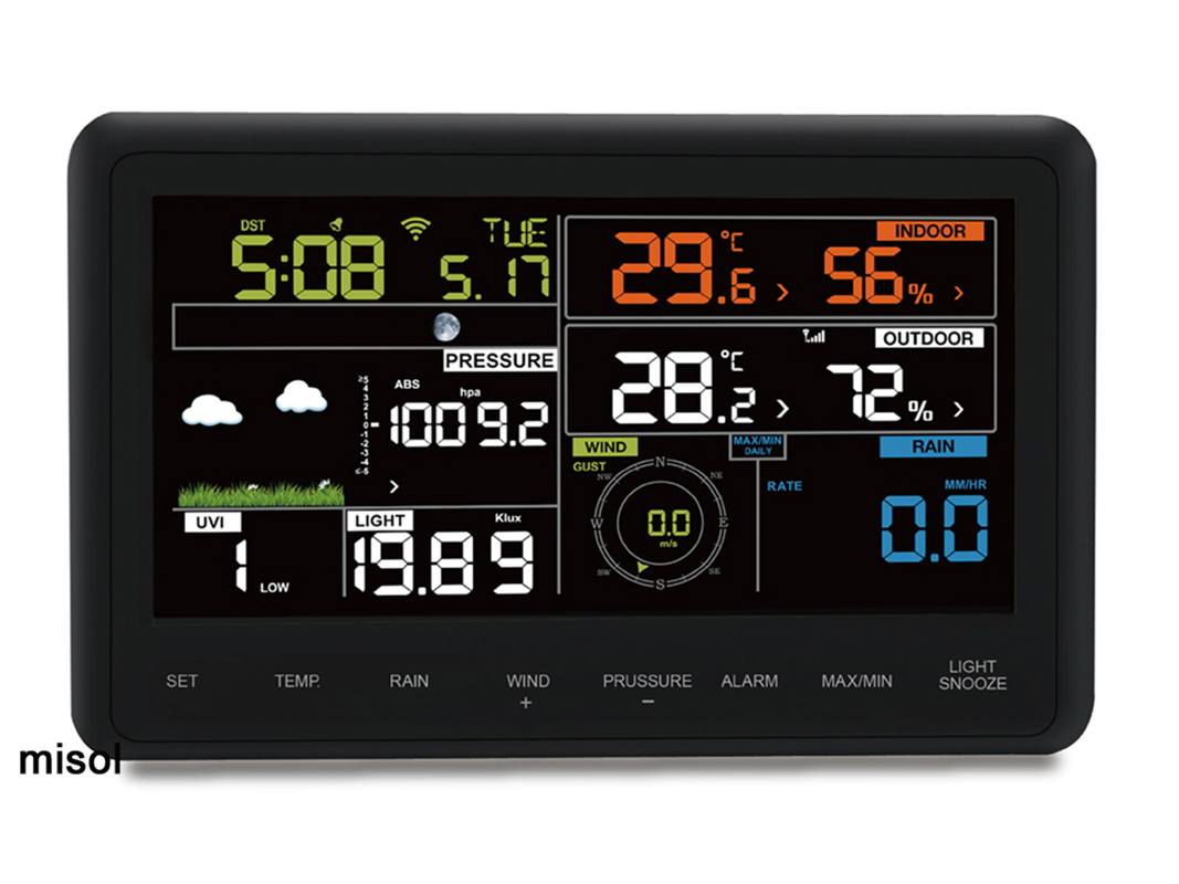 MISOL WiFi Weather Station พร้ - Outdoor Power Meter บทวิจารณ์และราคา