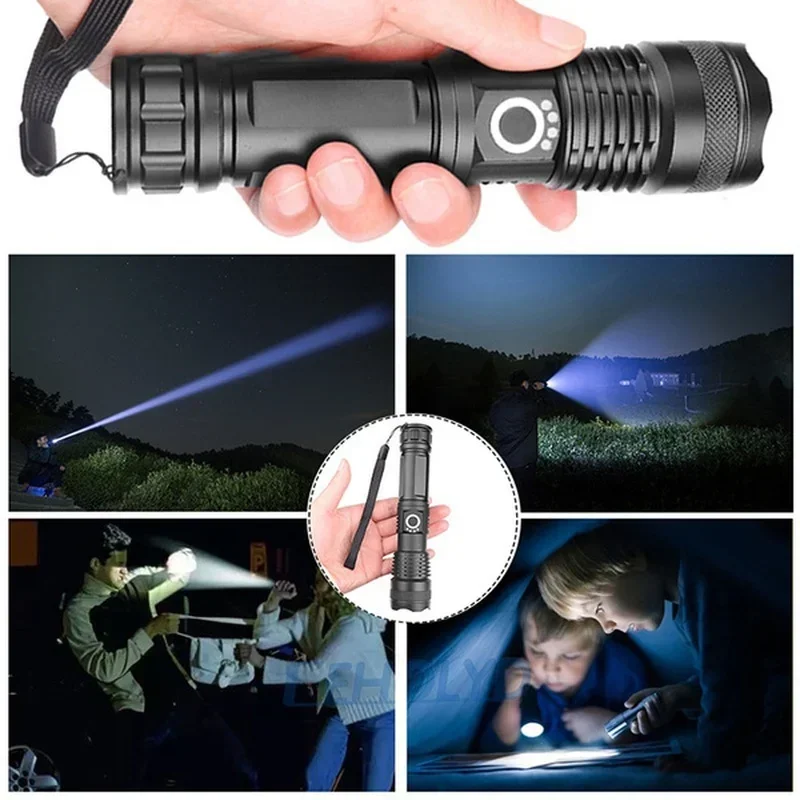 ไฟฉาย LED กำลังสูง XHP70 USB-C - Outdoor Power Inc บทวิจารณ์และราคา